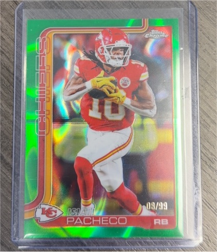 2025 Topps Chrome #149 Isiah Pacheco — front