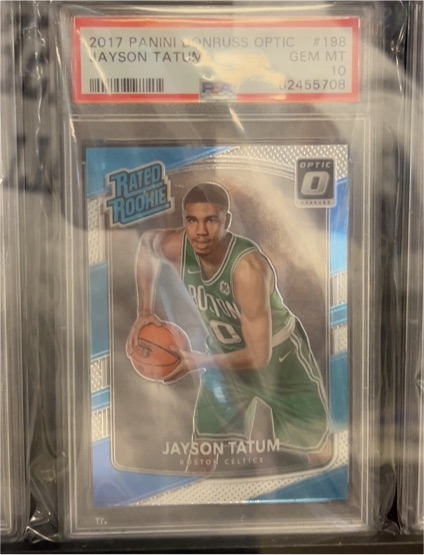 2017 Panini Donruss Optic #198 Jayson Tatum — front