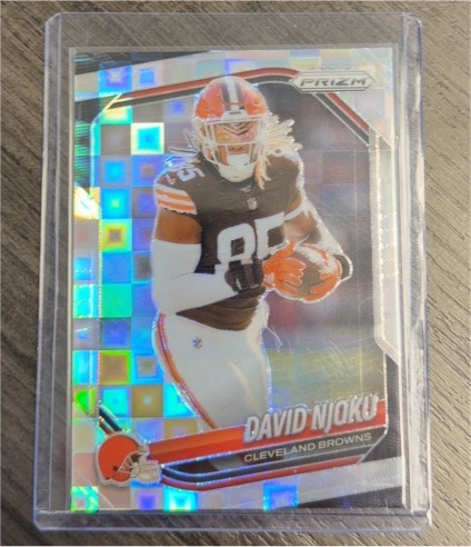 2025 Panini Prizm #155 David Njoku — front