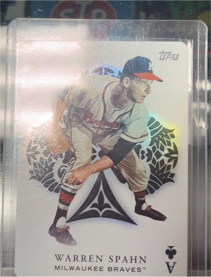 2023 Topps Update Series #AA-61 Warren Spahn — front