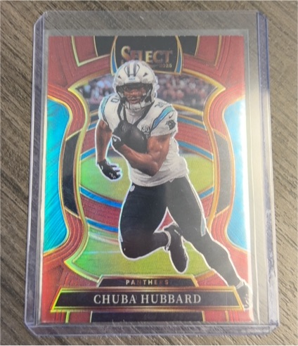 2025 Panini Select #43 Chuba Hubbard — front