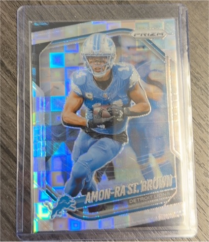 2025 Panini Prizm #187 Amon-Ra St. Brown — front