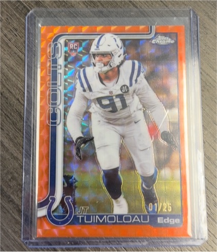 2025 Topps Chrome #356 JT Tuimoloau — front