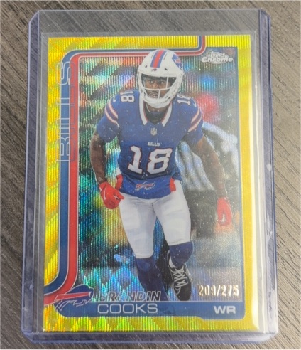 2025 Topps Chrome #217 Brandin Cooks — front