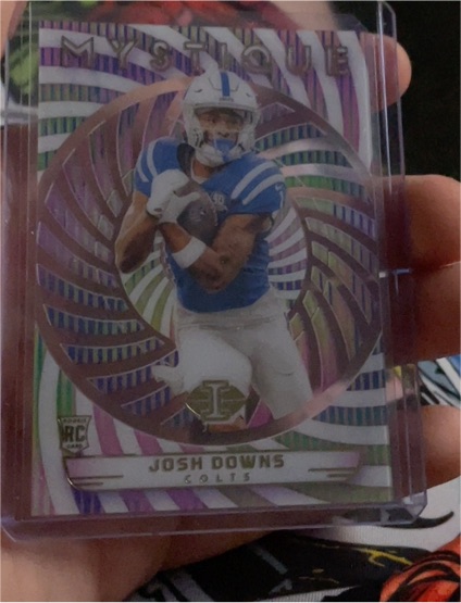 2023 Panini Illusions Mystique #21 Josh Downs Rookie Indianapolis Colts — front