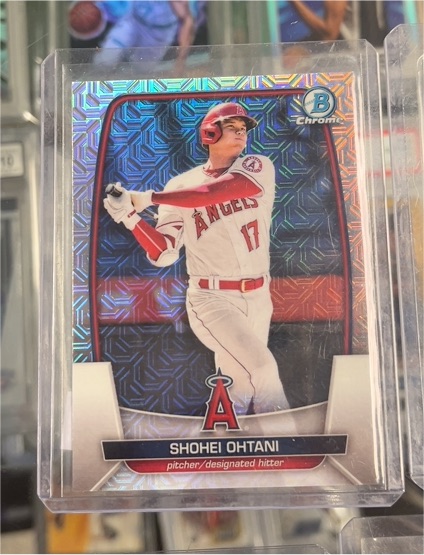 2023 Bowman Chrome #51 Shohei Ohtani Mojo Refractor — front