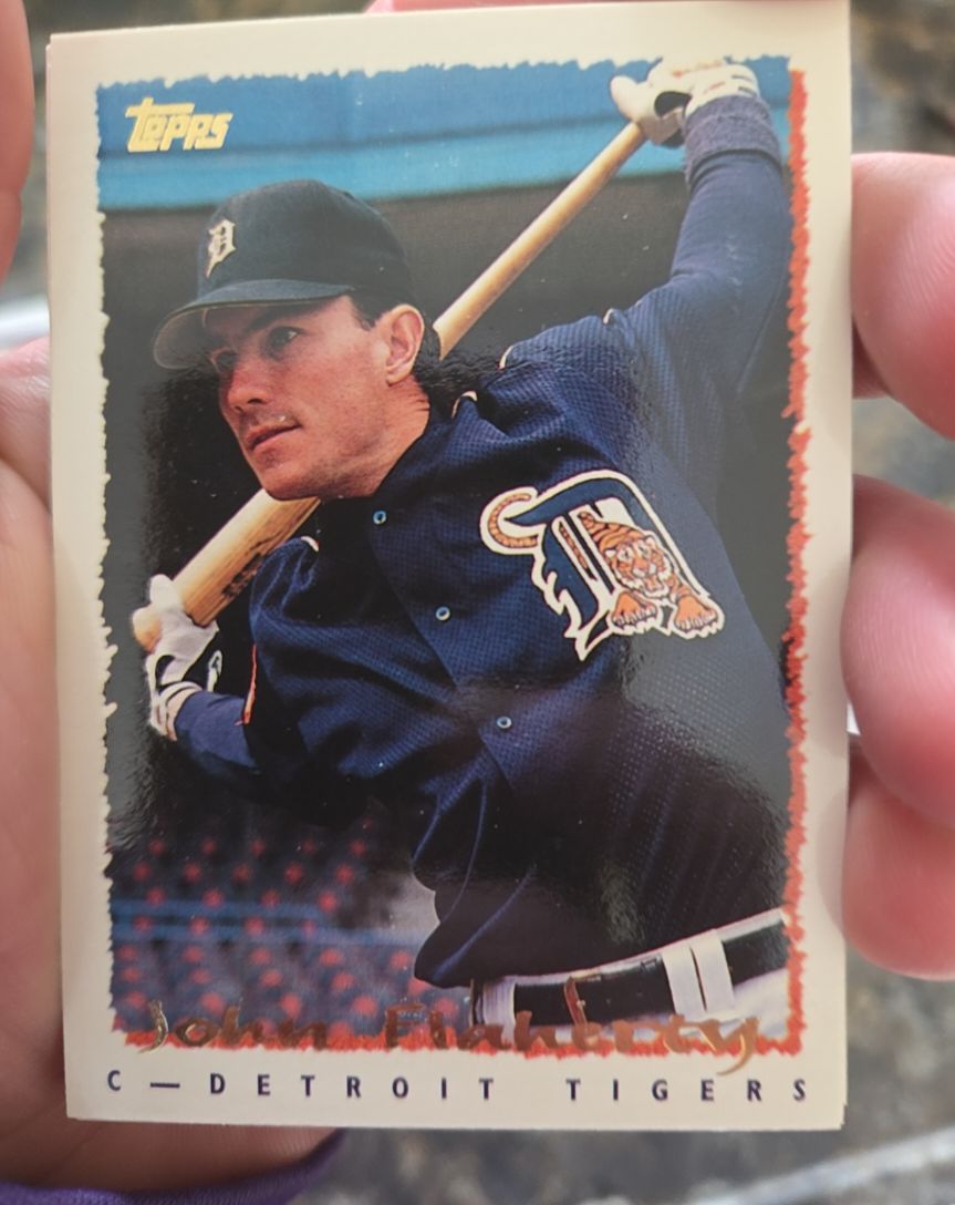 1995 Topps #334 John Flaherty — front