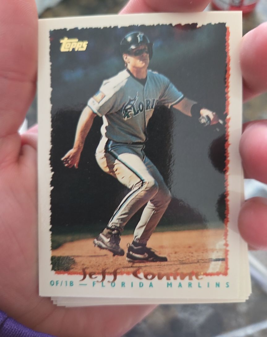 1995 Topps #130 Jeff Conine — front