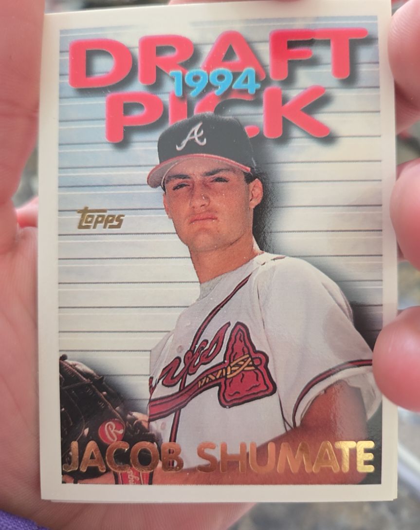1995 Topps #6 Jacob Shumate — front