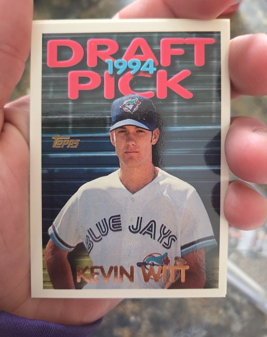 1995 Topps #341 Kevin Witt — front