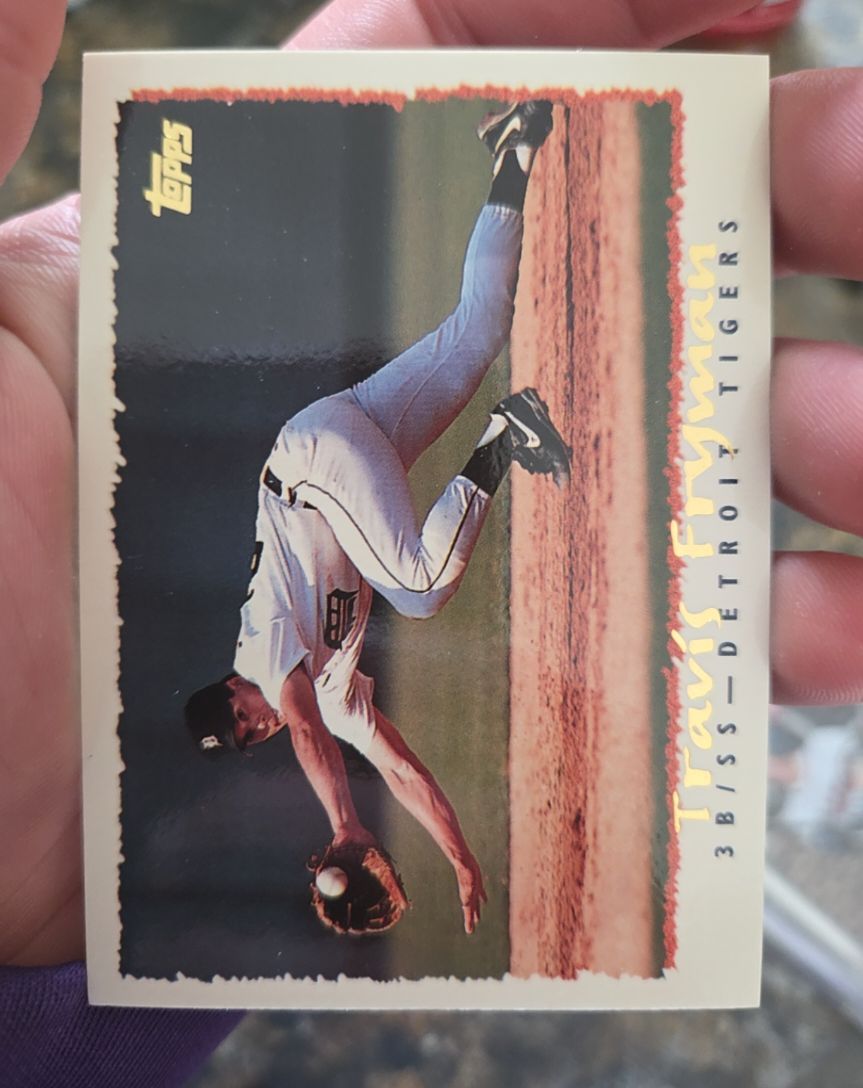 1995 Topps #40 Travis Fryman — front