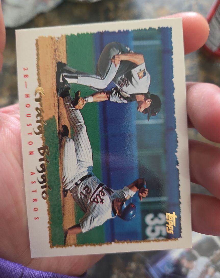 1995 Topps #108 Craig Biggio — front