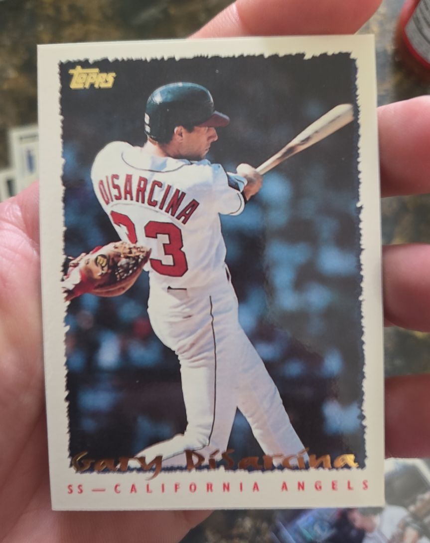 1995 Topps #12 Gary DiSarcina — front