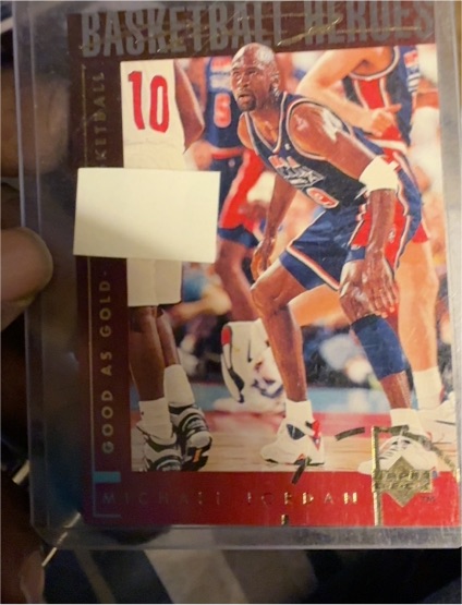1994 Upper Deck #42 Michael Jordan Good As Gold USA Basketball Heroes — front