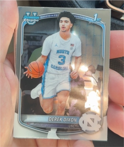 2025-26 Bowman Chrome #BCP-37 Derek Dixon — front