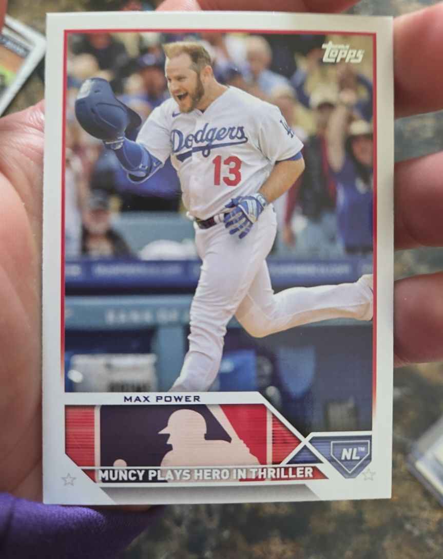 2023 Topps Update #US179 Max Power Max Muncy — front
