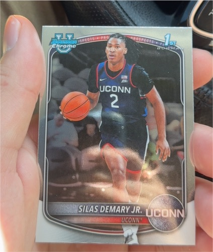 2025-26 Bowman Chrome #BCP-20 Silas Demary Jr. — front