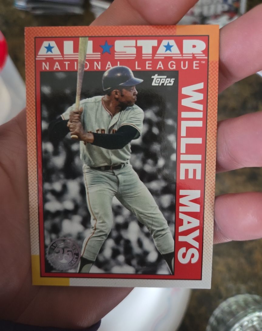 2025 Topps Series 2 #90AS-30 Willie Mays All-Star — front