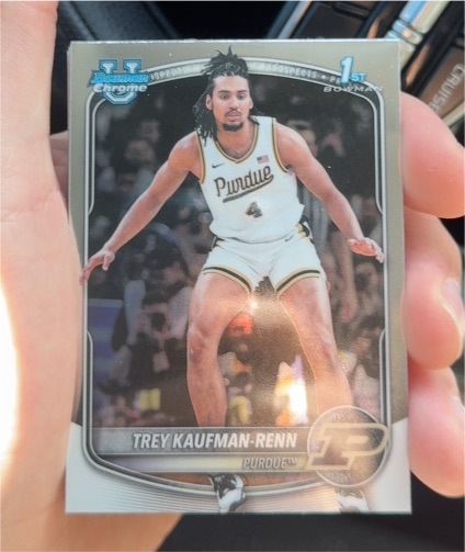2025-26 Bowman Chrome #BCP-21 Trey Kaufman-Renn — front
