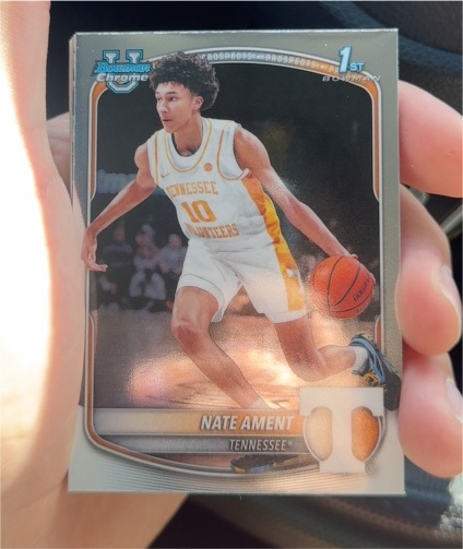 2025 Bowman Chrome #BCP-5 Nate Ament — front