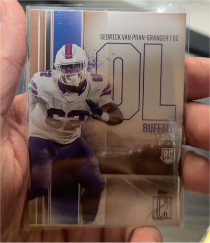 2024 Topps Signature Class #62 Sedrick Van Pran-Granger — front
