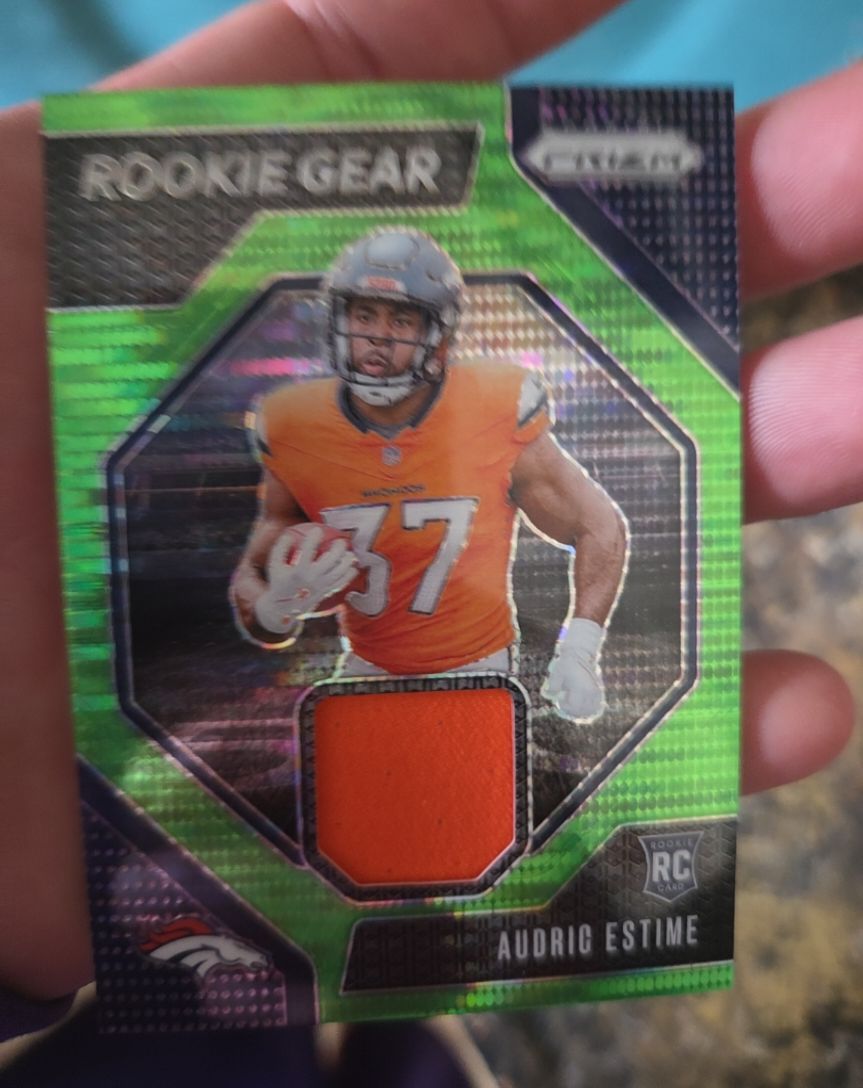 2024 Panini Prizm Rookie Gear #RG-AEE Audric Estime — front
