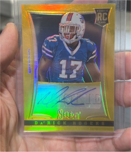 2013 Panini Select #174 Da'Rick Rogers Rookie Autographs — front