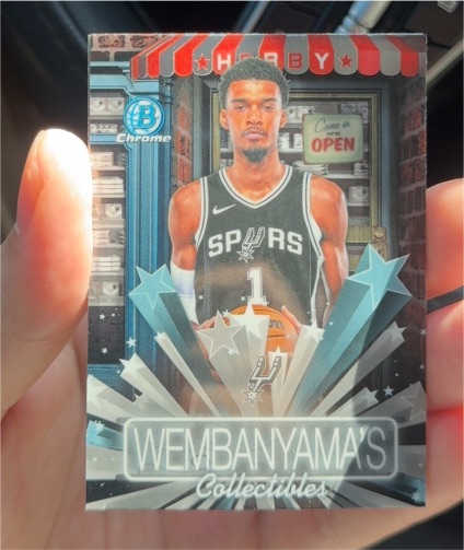 2025-26 Bowman Chrome Hobby Stars #HS-15 Victor Wembanyama — front