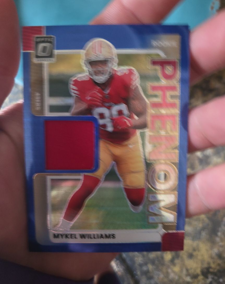 2025 Panini Donruss Optic #RPBH-MWS Mykel Williams Rookie Phenoms Patch — front