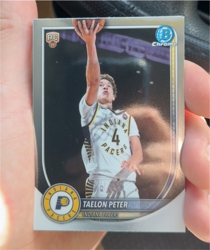 2025-26 Bowman Chrome #BCV-50 Taelon Peter — front