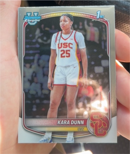 2025 Bowman Chrome University #BCP-71 Kara Dunn — front