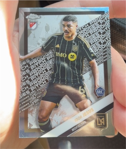 2025 Topps Chrome MLS #183 Igor Jesus — front