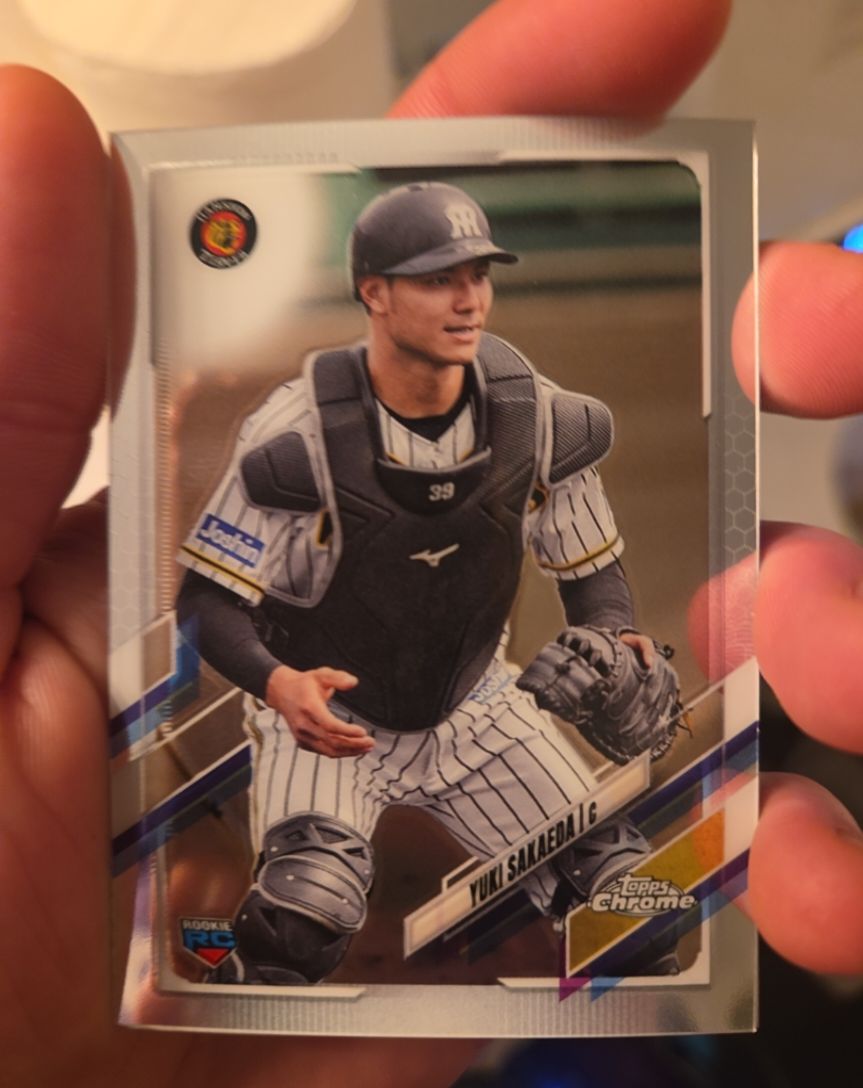 2021 Topps Chrome NPB #163 Yuki Sakaeda — front
