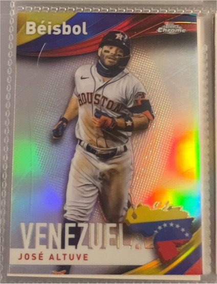2021 Topps Chrome Beisbol #B-4 José Altuve — front
