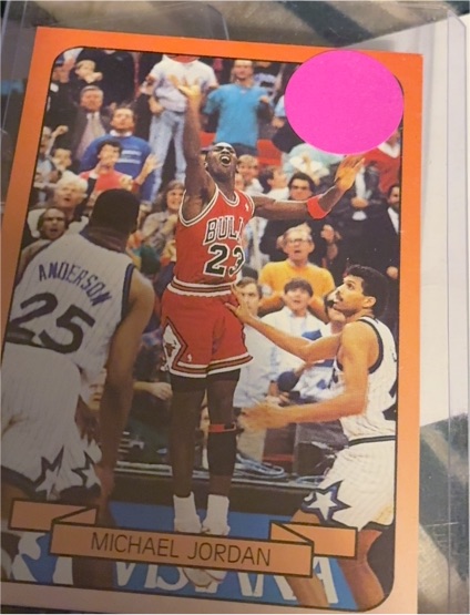 1990 Oddball Living Legend Orange Border #NNO Michael Jordan — front