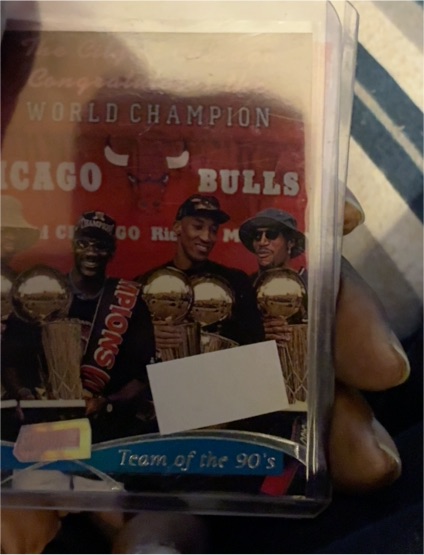 1997-98 Topps Stadium Club #5 Michael Jordan Dennis Rodman Scottie Pippen — front