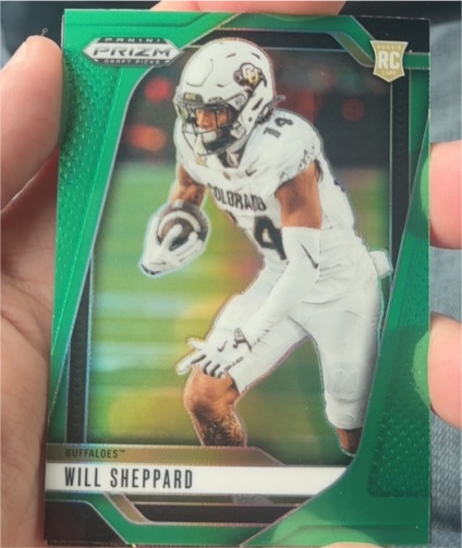 2025 Panini Prizm Draft Picks #23 Will Sheppard — front