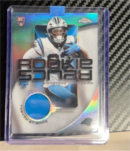 2025 Topps Chrome Rookie Relics #RR-TET Trevor Etienne — front
