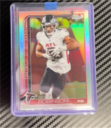 2025 Topps Chrome #16 Bijan Robinson — front