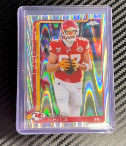 2025 Topps Chrome Football #150 Travis Kelce — front
