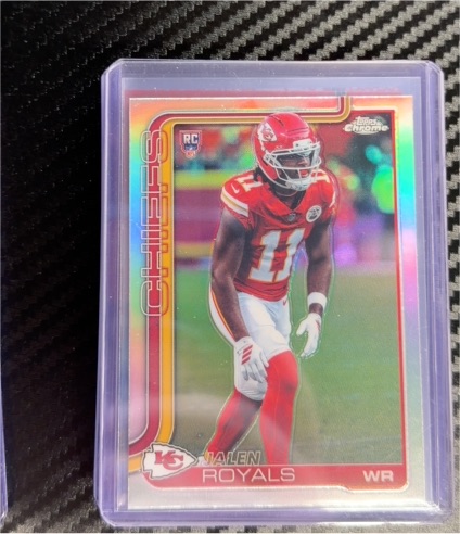 2025 Topps Chrome #337 Jalen Royals — front