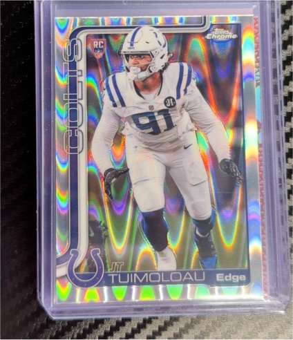 2025 Topps Chrome #356 JT Tuimoloau — front