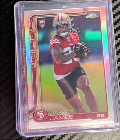 2025 Topps Chrome #329 Jordan James — front