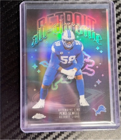 2025 Topps Chrome #ACT-13 Penei Sewell — front