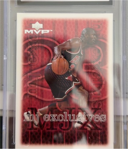 1999-00 Upper Deck MVP #186 MJ Exclusives Michael Jordan — front
