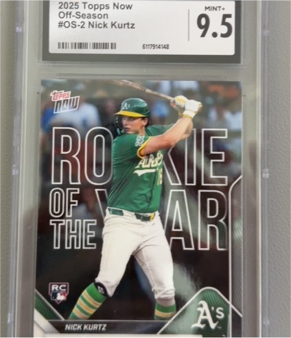 2025 Topps Now Off-Season #OS-2 Nick Kurtz — front