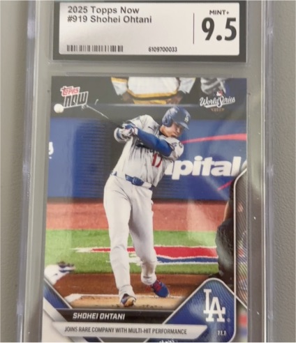 2025 Topps Now #919 Shohei Ohtani — front