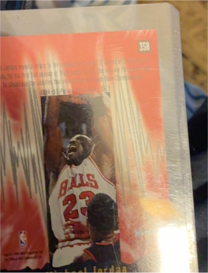 1996 Skybox #358 Michael Jordan — front