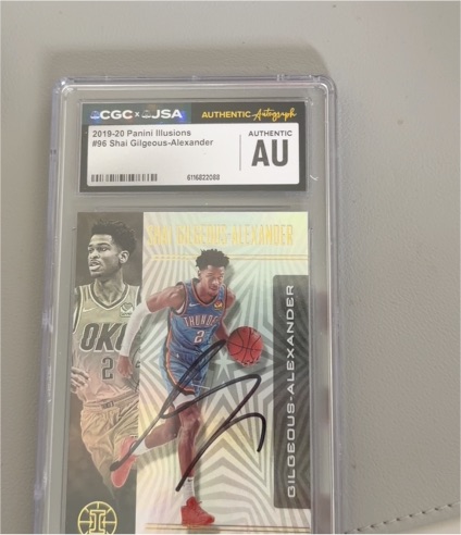 2019-20 Panini Illusions #96 Shai Gilgeous-Alexander — front