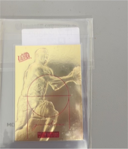 1997 Fleer Ultra 23K Gold Michael Jordan Court Masters — front